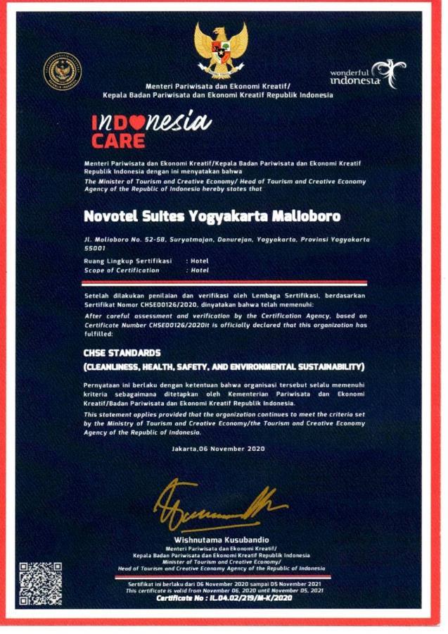 Novotel Suites Yogyakarta Malioboro Zewnętrze zdjęcie